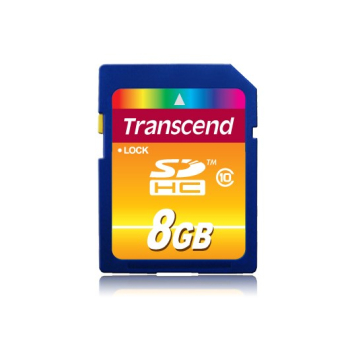 SD Card   8GB Transcend SDHC Class10