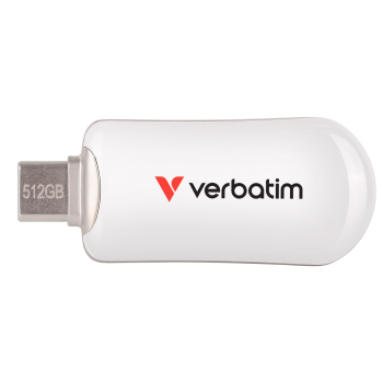 Pamięć flash USB-C STICK 512 GB Verbatim Plectra Biała
