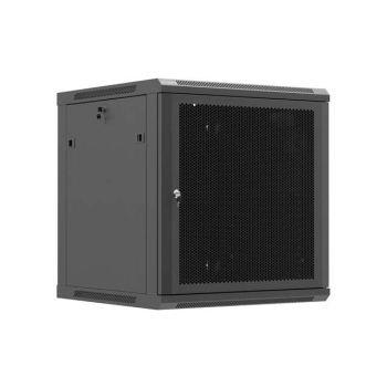 LANBERG SZAFA INSTALACYJNA RACK WISZĄCA 19" 12U 600X600 CZARNA DRZWI PERFOROWANE (FLAT PACK)