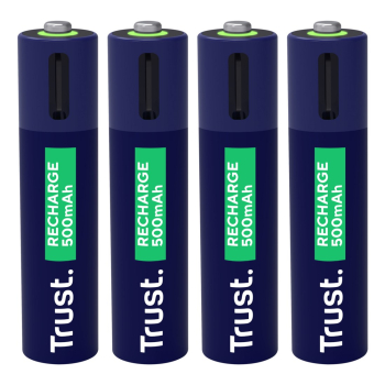 Baterie AAA Trust USB-C RECHARGEABLE BATTERIES 4P