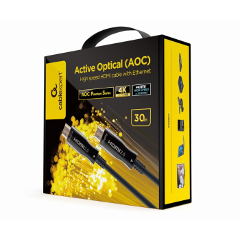 GEMBIRD AKTYWNY KABEL OPTYCZNY (AOC) HIGH SPEED HDMI Z ETHERNETEM SERIA PREMIUM, 30M