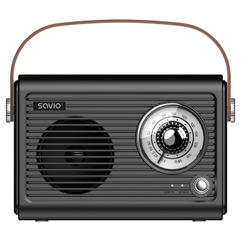 SAVIO RADIO PRZENOŚNE CZARNE RS-01