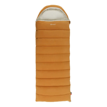 Outwell 230506 śpiwór Dorosły Śpiwór pół prostokątny Bawełna, Nylon, Poliester, Poliester pochodzący z recyklingu Żółty