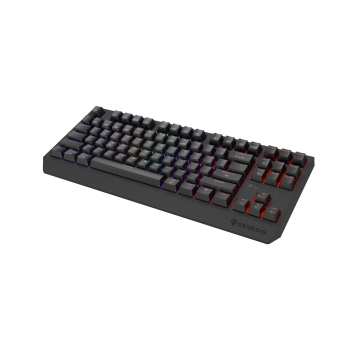 Klawiatura GENESIS Thor 230 TKL Gaming USB + RF Wireless + Bluetooth QWERTY Czarna