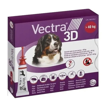 Ceva Vectra 3D dla psów powyżej 40kg pipety 3szt