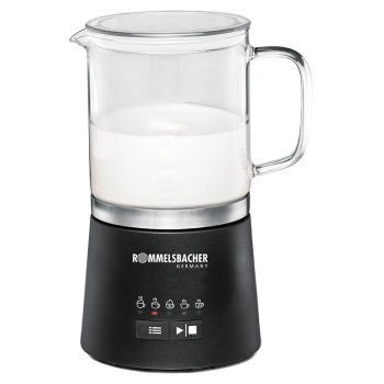 Rommelsbacher Milk Frother 500ml stainless steel black Schwarz MS 625 (MS 625)
