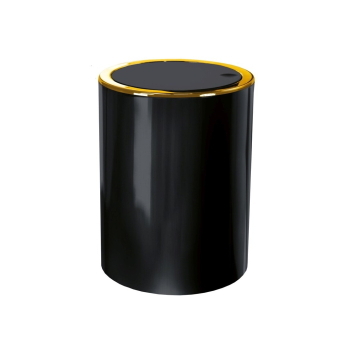 Kosz łazienkowy 5L czarny Golden Clap KLEINE WOLKE