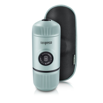 Ekspres Wacaco Nanopresso Elements + etui - arctic blue