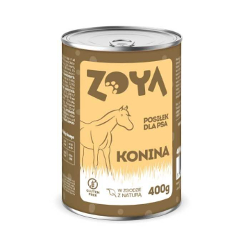 ZOYA Konina - puszka mokra karma dla psów 400g