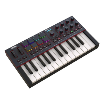 AKAI MPK Mini MK4 - kontroler MIDI / klawiatura sterująca, czarna