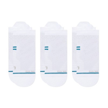 Skarpety biegowe Stance Athletic Tab 3 Pack - white rozmiar: m