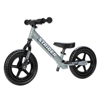 Strider Rowerek Biegowy 12" Sport Szary Czarny ST-S4MG