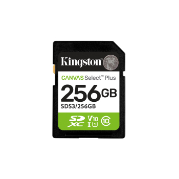 KINGSTON SDXC 256GB Canvas Select Plus Gen3 150MB/s