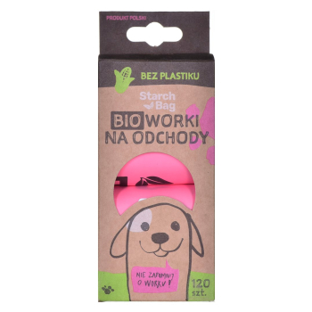 STARCH BAG - bioworki na odchody - 8 x 15 szt.
