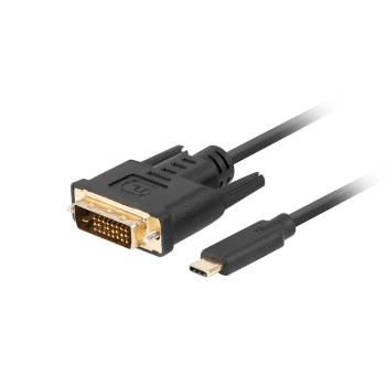 LANBERG KABEL USB-C(M)->DVI-D(24+1)(M) 1.8M CZARNY CA-CMDV-10CU-0018-BK