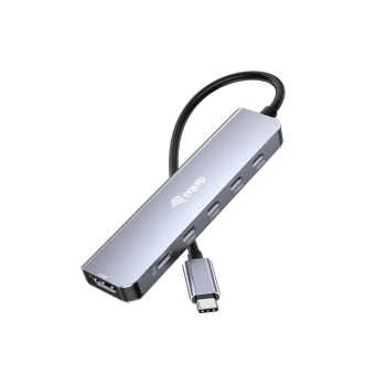 Equip 133499 stacja dokująca Przewodowa USB 3.2 Gen 2 (3.1 Gen 2) Type-C Szary