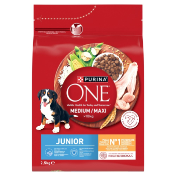 PURINA ONE MED/MAX Junior Chicken & Rice 2,5kg