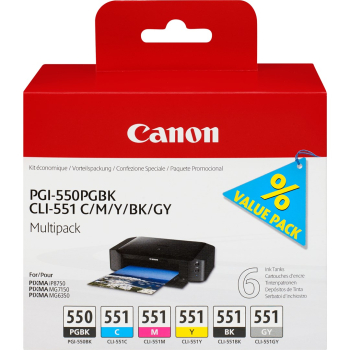 Canon PGI-550/CLI-551 / 6496B005 Multipack