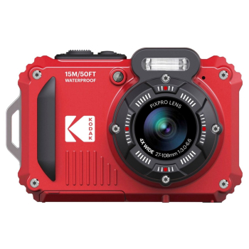 Kodak Pixpro WPZ2 Digitalkamera, wasserdicht bis 15m, sto?fest, rot