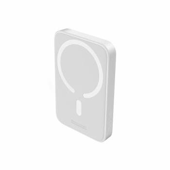 Powerbank Baseus Magnetic Mini Air PPCXM06A 6000mAh 20W z kablem Simple Series USB-C - biały