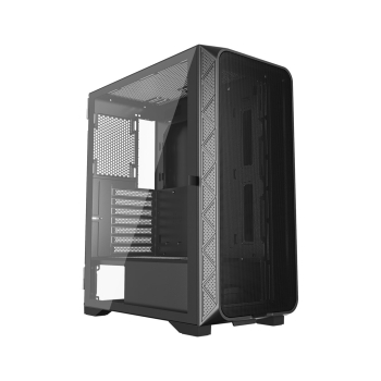 GEMBIRD OBUDOWA FORNAX M200 MESH MIDI-TOWER (1X USB 3.0, 1X USB 2.0, 1X USB TYPE-C) BLACK