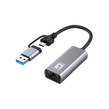 LevelOne Adapter GigaBit    USB-C/-A3.0->RJ45        2.5Gbps