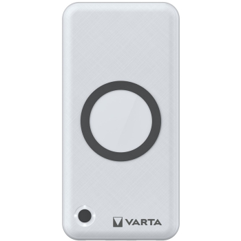 Varta 57909 101 111 bank mocy Litowo-polimerowy (LiPo) 20000 mAh Bezprzewodowe ładowanie Biały