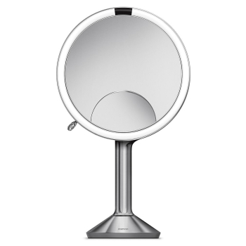 simplehuman ST3024 lusterko do makijażu Wolnostojący Okrągły Stal szczotkowana