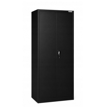 Iron Mate Szafa Gospodarcza Metalowa SATURN 185x90x45 Czarna RAL9005