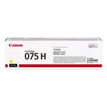 Canon 075 H kaseta z tonerem 1 szt. Oryginalny Żółty