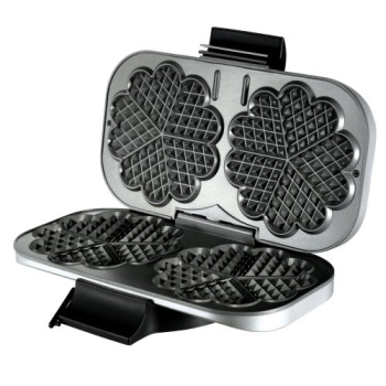 Unold 48241 gofrownica 2 gof. 1300 W Czarny, Srebrny