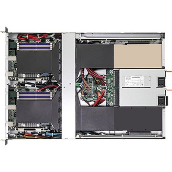 Platforma ASRock Rack (1U) AMD Ryzen (1xM.2, 2x1GbE, Red. PSU, IPMI)