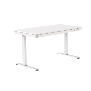 Activejet Biurko z elektryczną regulacją wysokości 140x70 ET119W-C  w kolorze białym