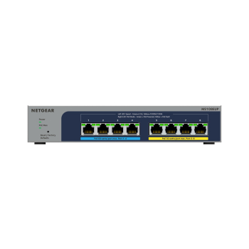 Switch Netgear MS108EUP-100EUS 8p PoE 230W (PoE+: 4p PoE++: 4p) Unmanaged Multigigabit