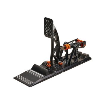 Asetek 40-010-0000002 kontroler gier Czarny, Pomarańczowy, Biały Pedały PC