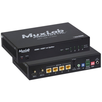 MUXLAB SPLITTER HDMI/HDBT, 1X4, UHD-4K (500424)