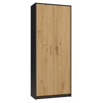 REGAŁ ZAMKNIĘTY OLIV 2D ANTRACYT/ARTISAN KOMPLET