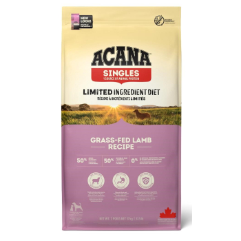 ACANA Singles Grass-fed Lamb - sucha karma dla psa - 17 kg