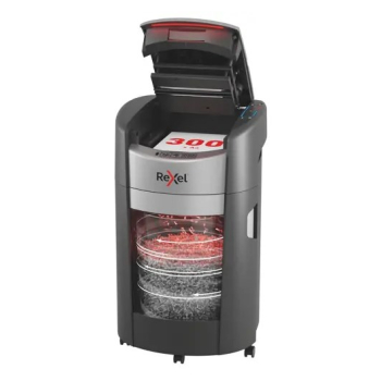 Niszczarka Rexel ShredMax AutoFeed+ 300M, P5, 300 kartek, 25 l kosz