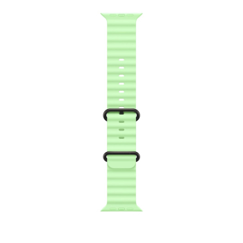 Apple Pasek 49mm Neon Żółty Ocean Band - Tytanowy Czarny