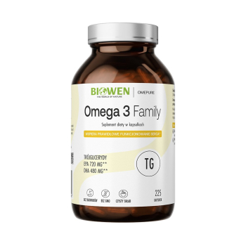 BIOWEN Omega 3 TG Family - 720mg EPA,480mg DHA - 225 kaps