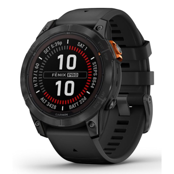 Zegarek sportowy Garmin Fenix 7 Pro Solar Edition Slate Grey / Black Band