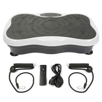 Extralink Moonwalk SpinMove Biały | Platofrma Wibracyjna do Ćwiczeń Fitness | 200W