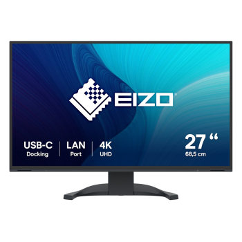 Monitor EIZO FlexScan EV2740X-BK - 68,6 cm (27") - 3840 x 2160 piksele - 4K Ultra HD - LCD - 5 ms