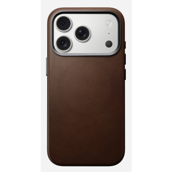 NOMAD Traditional Leather Case - skórzane etui do iPhone 17 Pro kompatybilne z MagSafe (brown)