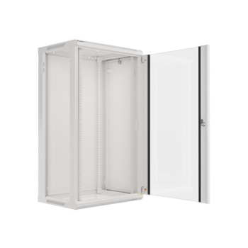 Szafa rack Lanberg WF01-6422-10S (22U; 1080mm / 600mm / 450 mm; wisząca; Szklane; 19''; kolor szary)