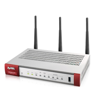 Firewall Zyxel  USG 20W-VPN 1xWAN 4xLAN 1xWAN/LAN WiFi 5 SPI firewall: 350 Mbps Max. IPsec VPN: 10