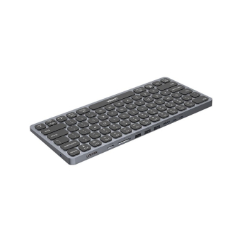 UNITEK D1092A klawiatura USB Amerykański międzynarodowy Szary