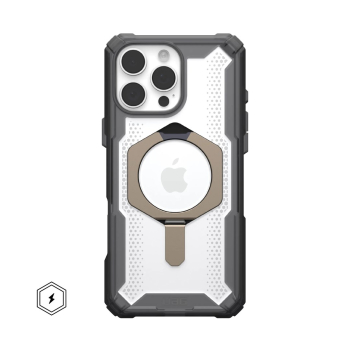 UAG Plasma XTE Magsafe - obudowa ochronna z podstawką do iPhone 16 Pro Max kompatybilna z MagSafe (ash/titanium)