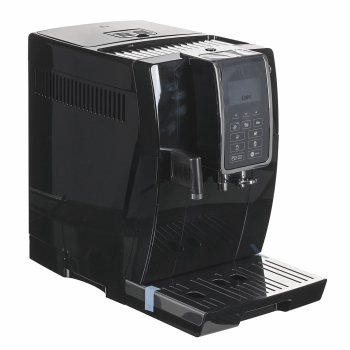 Ekspres ciśnieniowy automatyczny DeLonghi Dinamica ECAM 350.55.B (1450W; kolor czarny) (WYPRZEDAŻ)